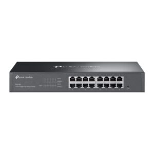 TP-Link ES216G Omada 16-Port Gigabit Easy Managed Switch, Flow Control, Loopback Detection, Port Isolation, Port Mirroring, LAG, VLAN, IGMP Snooping,