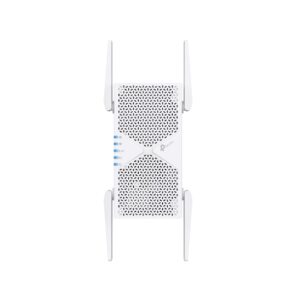 TP-Link RE405BE BE6500 Dual-Band Wi-Fi 7 Range Extender with BE6500 speeds, MLO, 160MHz, 4× antennas, EasyMesh, and 2.5G Ethernet port