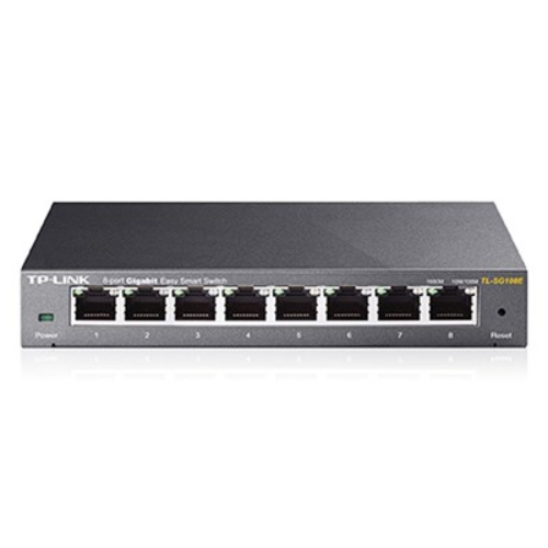 TP-Link TL-SG108E 8-Port Gigabit Easy Smart Switch Provides network monitoring, traffic prioritization and VLAN Web-based user interface Fanless - Image 2