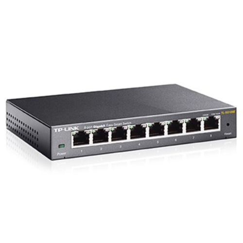 TP-Link TL-SG108E 8-Port Gigabit Easy Smart Switch Provides network monitoring, traffic prioritization and VLAN Web-based user interface Fanless - Image 3