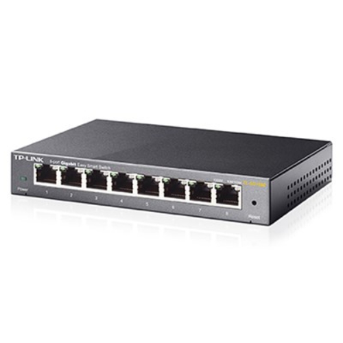 TP-Link TL-SG108E 8-Port Gigabit Easy Smart Switch Provides network monitoring, traffic prioritization and VLAN Web-based user interface Fanless - Image 4