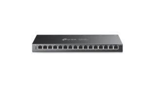 TP-Link TL-SG116P 16-Port Gigabit Desktop Switch with 16-Port PoE+, Up to 250 m, Isolation Mode, PoE Auto Recovery, Plug and Play