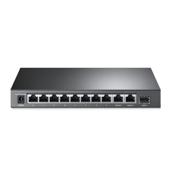 TP-Link TL-SG1210MP 10-Port Gigabit Desktop Switch with 8-Port PoE+PORT: 8× Gigabit PoE+ Ports, 2x Gigabit Non-PoE Ports, 1× Combo Gigabit SFP SlotS - Image 4