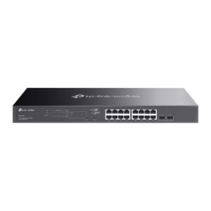 TP-Link SG2218P JetStream 18-Port Gigabit Smart Switch, 16-Port PoE+, Omada SDN, 2x GBit SFP Slots, 150W PoE Budget