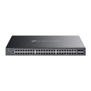TP-Link SG2452LP Omada 52-Port Gigabit Smart Switch with 32-Port PoE+, 32× Gigabit 802.3af/at PoE+ ports, 16× Gigabit non-PoE RJ45 ports