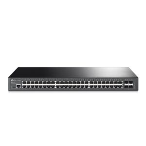 TP-Link SG3452 Omada 48-Port Gigabit L2+ Managed Switch with 4 SFP Slots, Omada SDN, Centralised Mgt, Static Routing  (T2600G-52TS)