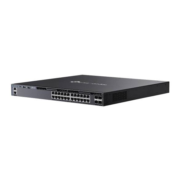 TP-Link SG6428XHP Omada 24-Port Gigabit Stackable L3 Managed PoE+ Switch with 4 10G Slots, Omada 24-PortGigabit Stackable L3 Managed PoE+ Switch with - Image 2