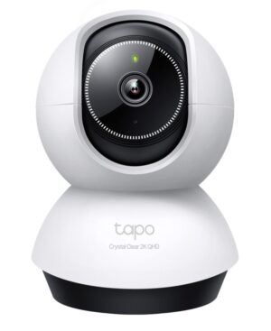 TP-Link TC72 Pan/Tilt AI Home Security Wi-Fi Camera, 2K 4MP QHD, Two-Way Audio, Sound and Light Alarm, Smart AI Detection
