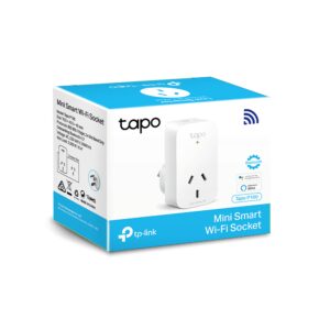 TP-Link Tapo P100(1-pack) Mini Smart Wi-Fi Socket Smart Plug, Remote Control, Voice Control, Away Mode, Easy Setup and Use
