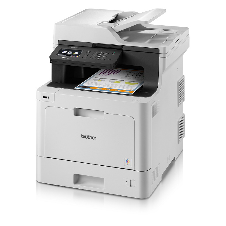 Brother MFC-L8690CDW Print Speed up to 31ppm(Mono&Colour) 2-sided (Duplex) Print USB & Wired & Wireless Network Interface 9.3cm Touch Screen UI - Image 2