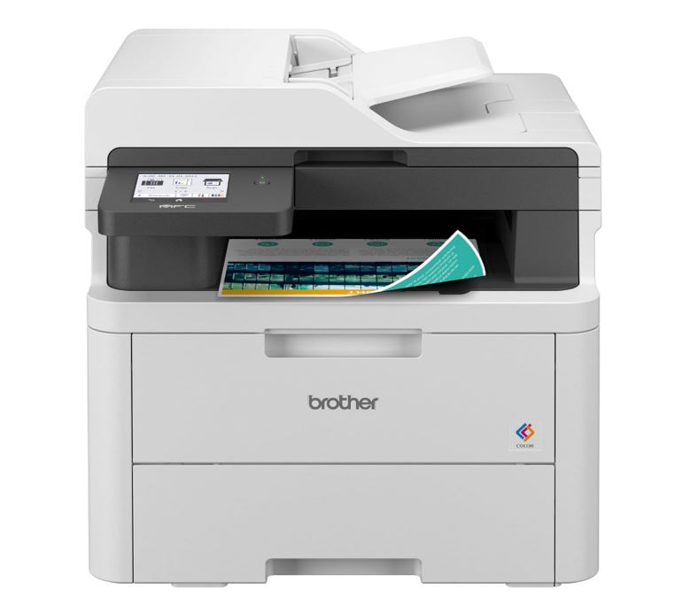 Brother MFC-L3755CDW Compact Colour Laser Multi-Function Centre - Print/Scan/Copy/FAX with Print speeds of Up to 26 ppm,2-Sided Print,signle side scan - Image 2