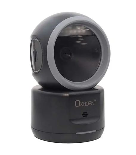 Oxhorn Wireless Bluetooth 2D Desktop Barcode Scanner Commercial Grade USB Plug&Play 5V 1A Sensor Pixel Supported most of System Black