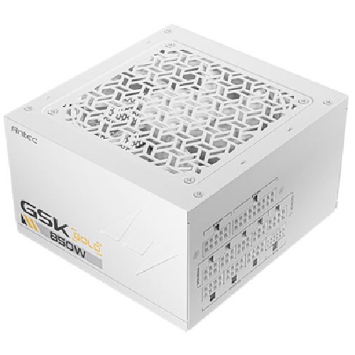 Antec GSK850 V2 WH 80+ Gold Fully Modular - WHITE, 850W, ATX 3.1, 140×150×86mm, 120mm fan, PCIE 5.1, 12VHPWR, OCP/OVP/UVP/SCP/OTP, 7Y warranty. - Image 2