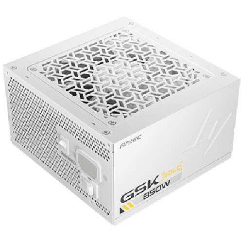 Antec GSK850 V2 WH 80+ Gold Fully Modular - WHITE, 850W, ATX 3.1, 140×150×86mm, 120mm fan, PCIE 5.1, 12VHPWR, OCP/OVP/UVP/SCP/OTP, 7Y warranty. - Image 3
