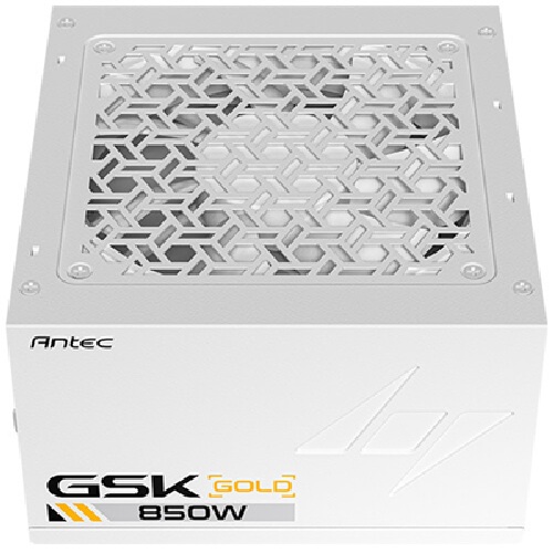 Antec GSK850 V2 WH 80+ Gold Fully Modular - WHITE, 850W, ATX 3.1, 140×150×86mm, 120mm fan, PCIE 5.1, 12VHPWR, OCP/OVP/UVP/SCP/OTP, 7Y warranty. - Image 4