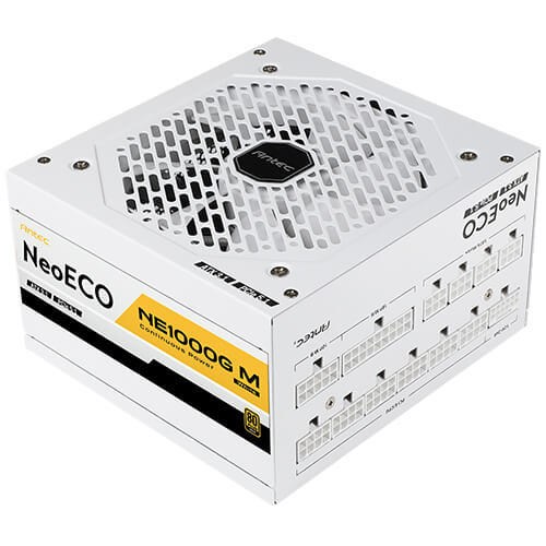 Antec NE 1000w 80+ Gold, Fully-Modular, ATX 3.0, PCIe 5.0, 120mm Silent Fan, Japanese Caps, ATX Power Supply, PSU,10 Years Warranty