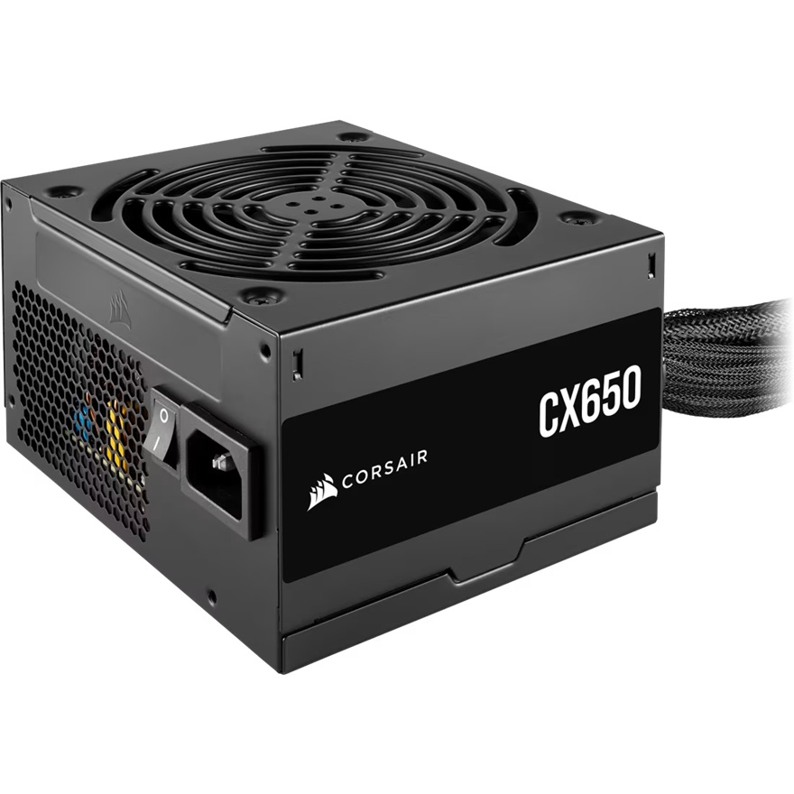 Corsair CX Series™ CX650 – 650 Watt 80 PLUS Bronze ATX Power Supply (AU), Compact 125mm, Up to 88% Efficiency - Image 2