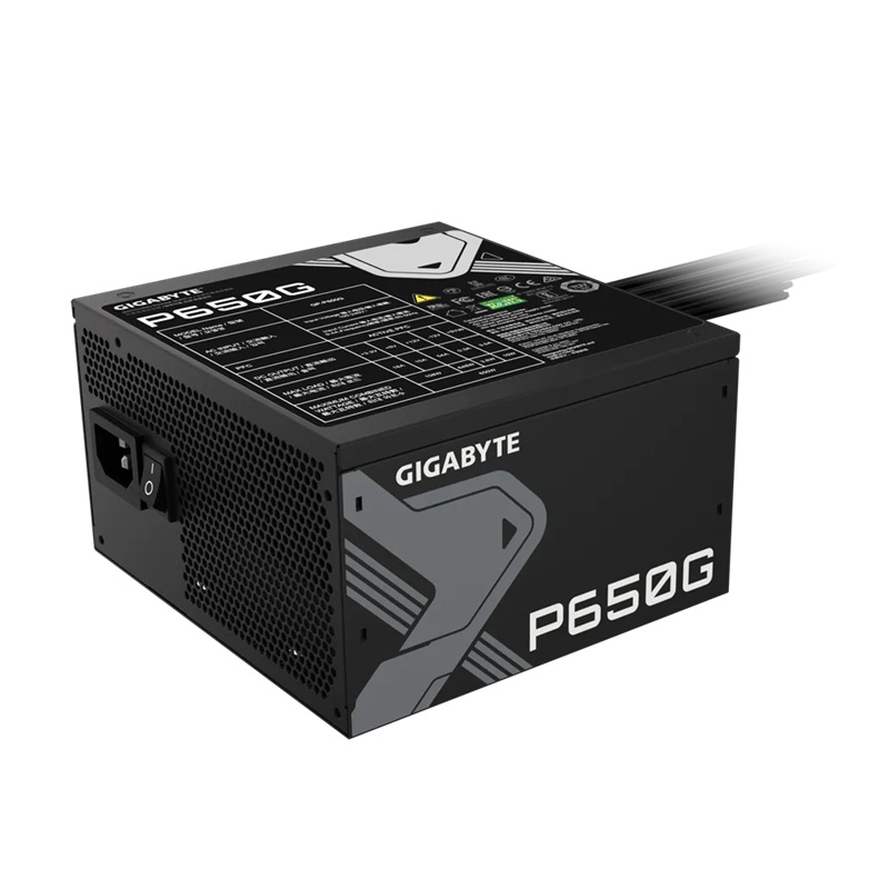 Gigabyte GP-P650G 650W ATX PSU Power Supply 80+ 120mm 12V >100K Hrs 60-50 Hz 650W 120mm Fan 80 PLUS Gold - Image 3