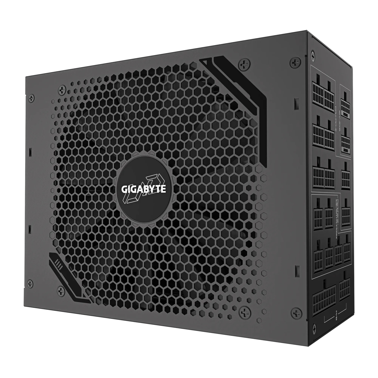Gigabyte GP-UD1600PM PG5 AI TOP Power Supply, 1600W, ATX12V, 80 PLUS Platinum Fan, Type 140mm Double Ball Bearing fan >100,000 hours, 3 years - Image 2