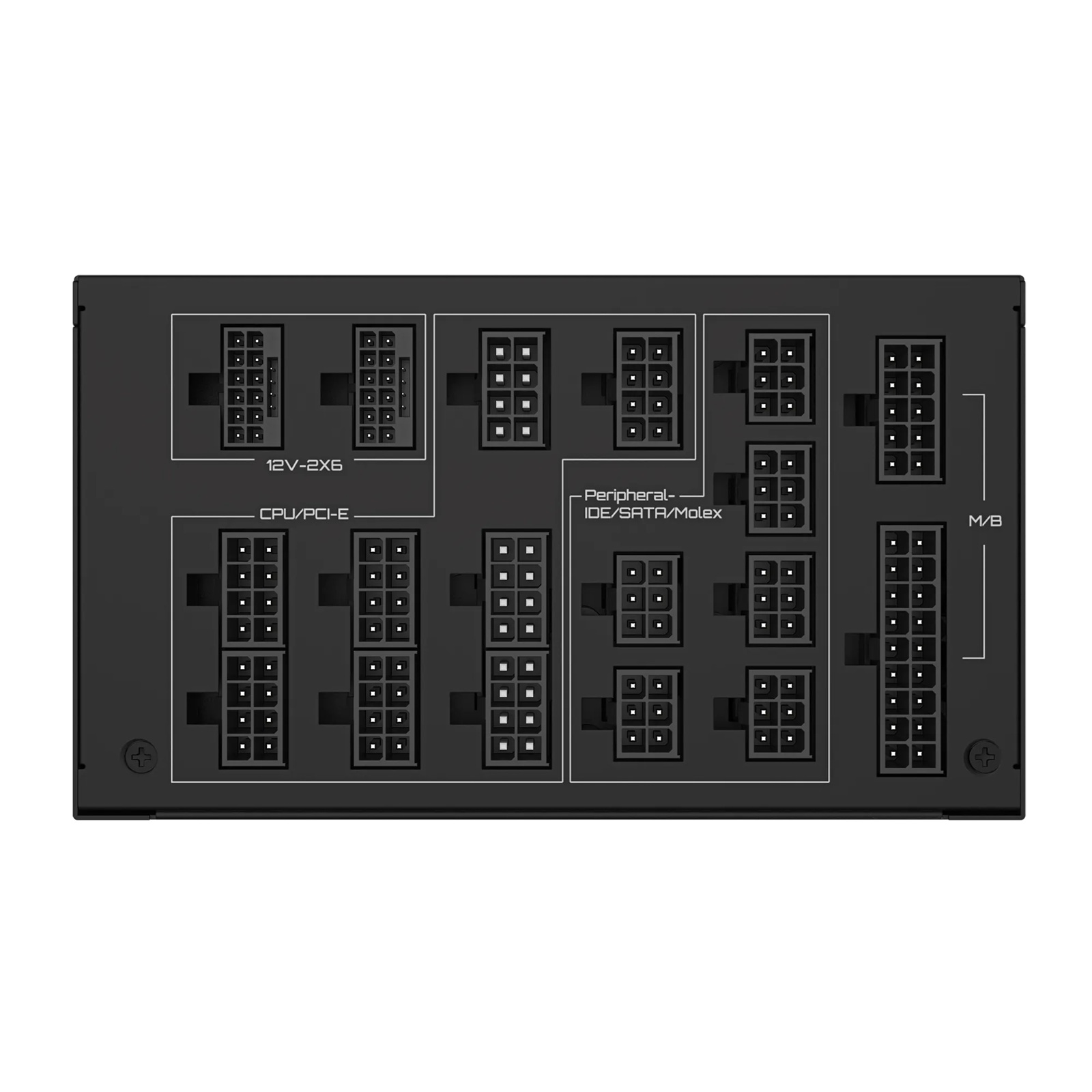 Gigabyte GP-UD1600PM PG5 AI TOP Power Supply, 1600W, ATX12V, 80 PLUS Platinum Fan, Type 140mm Double Ball Bearing fan >100,000 hours, 3 years - Image 3