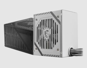 MSI MAG A650BNL WHITE 650W Power Supply, 80 PLUS Bronze, up to 85% Efficiency, Active PFC, OCP / OVP / OPP / SCP
