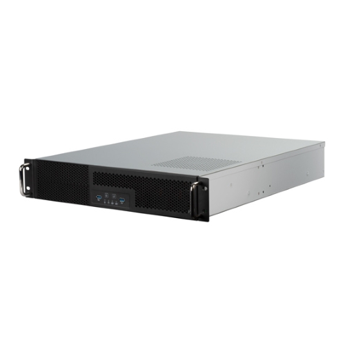 SilverStone RM23-502 2U dual 5.25' drive bay ATX rackmount industrial storage server chassis with USB 3.1 Gen1 interface - Image 2
