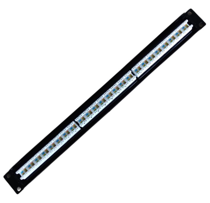 LDR 24 Port Cat6A UTP Patch Panel Rack Mount - 1U - Image 2
