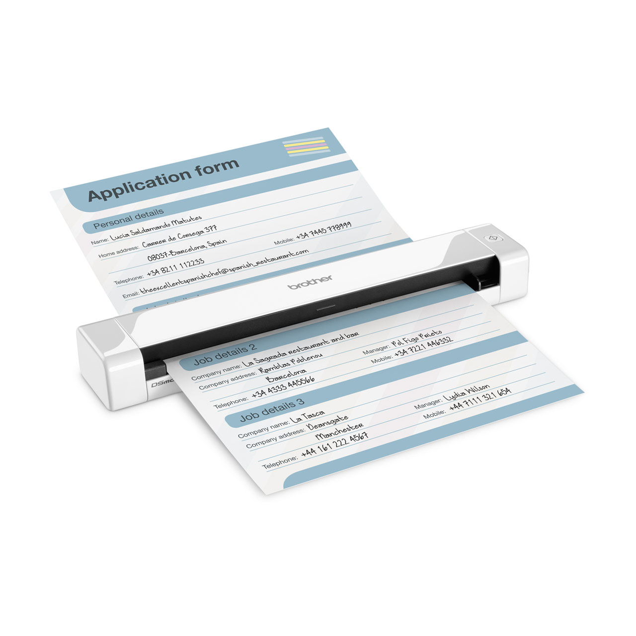 Brother DS-640 MOBILE DOCUMENT SCANNER 15 ppm Mono & Colour (300dpi) USB Bus Power - Image 3