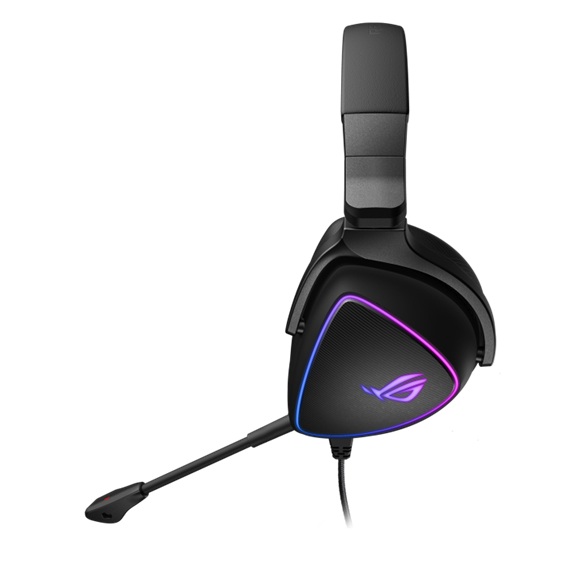 ASUS ROG Delta S Gaming Headset, USB-C/A, ESS 9281 QUAD DAC, 50mm, AI mic, 20–40kHz, 32Ω, RGB - Image 2