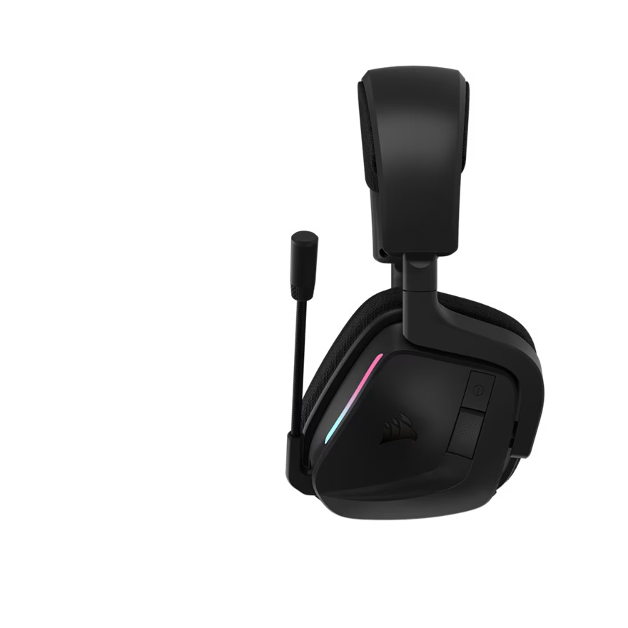 Corsair VOID WIRELESS v2 Gaming Headset – Carbon, wireless, 70–130h, 50mm, 20Hz–20kH, 50ft, PC/Mac/PS/Mobile, omni mic, 0.303kg - Image 4
