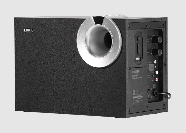 Edifier M206BT BLACK Multimedia Bluetooth 5.0 Speaker R/L: 210Hz - 20kHz SW: 63Hz - 206Hz AUX, Bluetooth,USB flash disk - Image 3