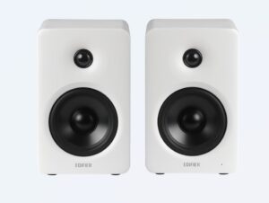 Edifier M90 Bi-amped 2.0 speaker with high-quality sound and  versatile connectivity -WHITE