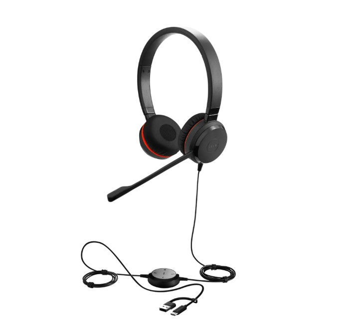 Jabra Evolve 30 II, USB C/A Stereo Stereo UC, Great calls and music, Plug-and-play connectivity, Manage calls easily, Flexible connectivity via 3.5 mm - Image 3