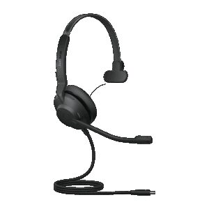 Jabra Evolve2 30 SE Wired USB-C UC Mono Headset, Lightweight & Durable, Noise Isolating Ear Cushions, Plug-and-play, 2-Mic Technology, 2Yr Warranty