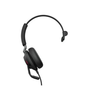 Jabra Evolve2 40 SE Wired USB-CA UC Mono Headset, 360° BusyLight, Noise Isolationg Ear Cushions, 2Yr Warranty, Plug-and-play,3-Microphone Technology