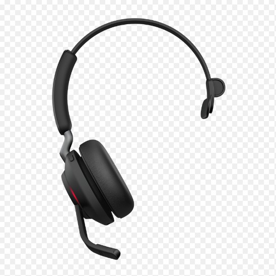 Jabra Evolve2 65 MS Mono Black Bluetooth Headset, Link 380 USB-A Passive Noise-cancelling, 2ys Warranty, 3-Microphone Call Technology, Up to 37 Hours - Image 4