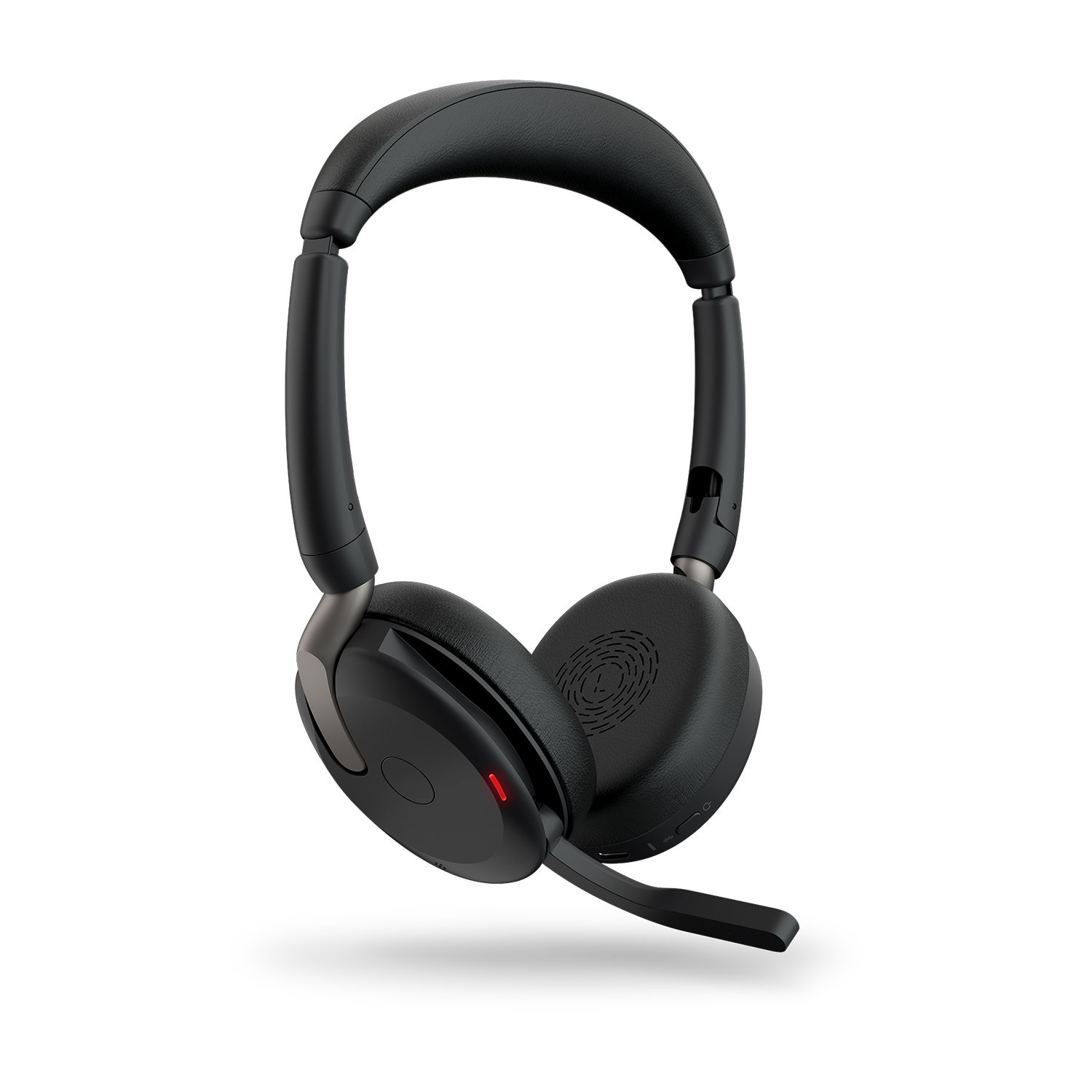 Jabra Evolve2 65 Flex UC Stereo Bluetooth Headset, Link380a USB-A Dongle Included, Foldable Design, 2Yr Warranty, 30m Wireless Range, 20 hours battery - Image 2