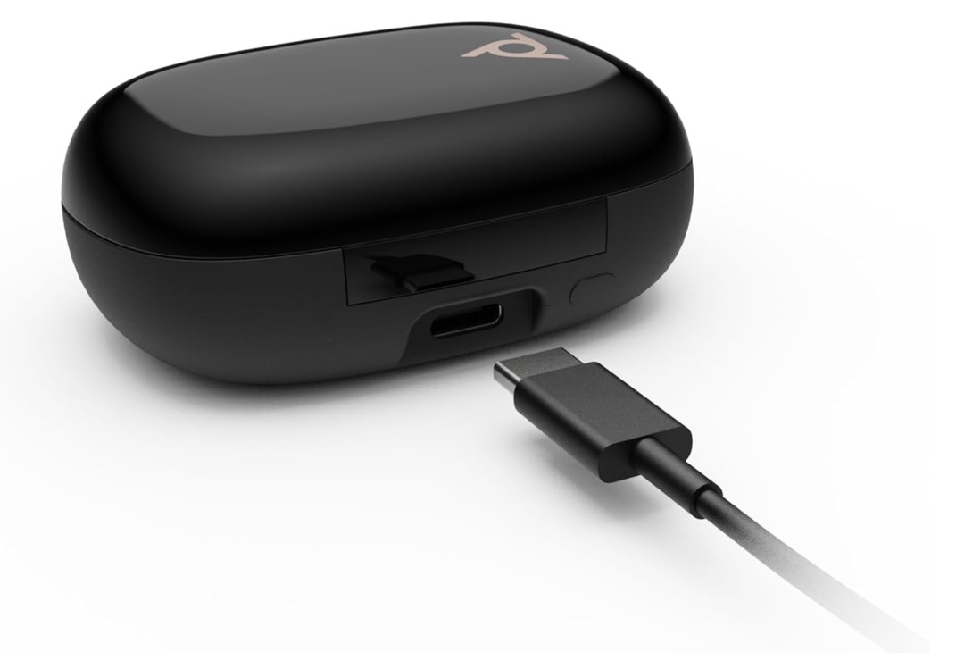 Plantronics/Poly Bluetooth Headset Voyager Free 20 Black, True wireless Bluetooth® earbuds, Adaptive Active Noise Canceling (ANC) - Image 4