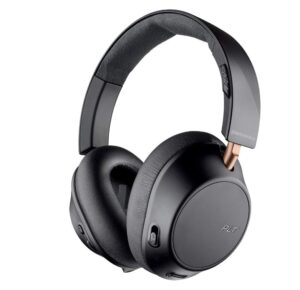 PLANTRONICS Backbeat GO 810 Wireless Headphones, Active Noise Canceling Over Ear Headphones, Black