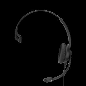 EPOS | Sennheiser SC230 Wide Band Monaural headset with Noise Cancelling mic - high impedance for standard phones, Easy D -Requires Easy Disconnect