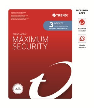 Trend Micro Maximum Security (3 Devices) 1 Year Add-on Auto Renew OEM