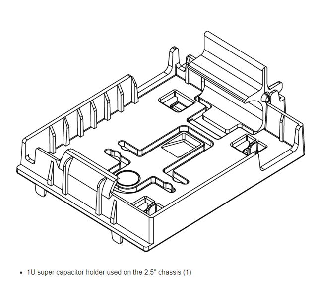 LENOVO ThinkSystem SR645 Supercap Holder Kit on 2.5' Chassis