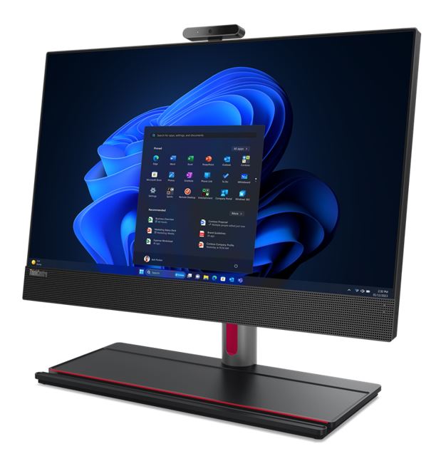 LENOVO ThinkCentre M90A AIO 23.8' FHD Touch Intel i5-14500 vPro 16GB 512GB SSD WIN 11 PRO 3yrs Onsite Wty Webcam Speakers Mic Keyboard Mouse - Image 3