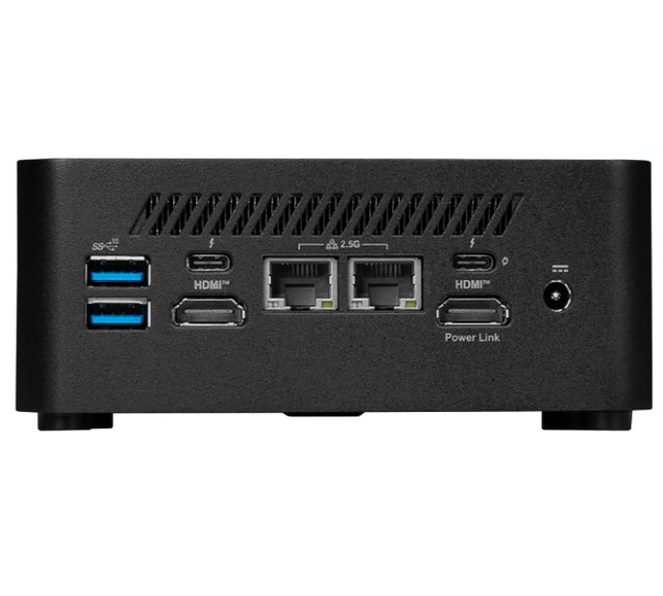 MSI Cubi NUC 1M-017BAU miniPC barebone, Black Intel Core 3-100U DDR5 2*M.2 2*HDMI 2*TBT 2*LAN Wifi6 Card Reader Switch Cable 3Y - Image 4