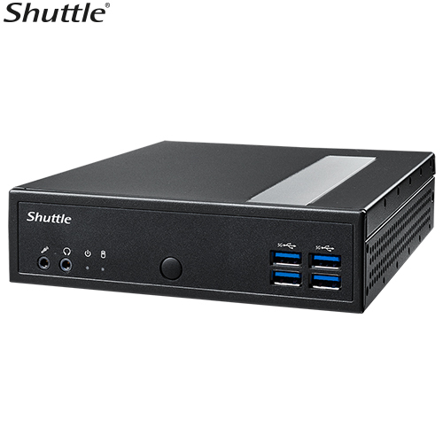 Shuttle DL30N Slim Mini PC 1L Barebone - Intel Processor N100, Fan-less, LAN, RS232/RS422/RS485, HDMI, DP, VGA, Vesa Mount, 65W Adapter - Image 3