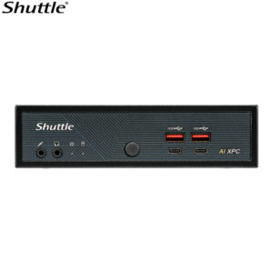 Shuttle AI XPC, Intel ® Meteor Lake Core Ultra 5 125H processor, 2x DDR5, 3x M.2 2280, 2x HDMI, 2x DP, 8x USB, 4x 2.5G LAN, 1x M.2 2230