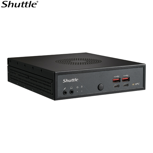 Shuttle AI XPC, Intel ® Meteor Lake Core Ultra 5 125H processor, 2x DDR5, 3x M.2 2280, 2x HDMI, 2x DP, 8x USB, 4x 2.5G LAN, 1x M.2 2230 - Image 2