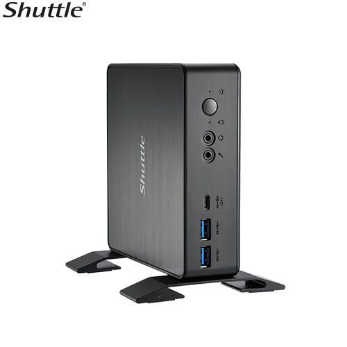 Shuttle NC40U Slim Mini PC, 1L Barebone - Celeron 7305, HDMI, DP, VGA, RJ45, LAN, 2xDDR4, 2.5' HDD/SSD, VESA mount - Image 3