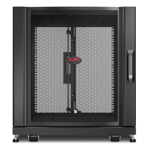 APC APC NetShelter SX, Server Rack Enclosure, 12U, Black, 658H x 600W x 1070D mm - Image 2
