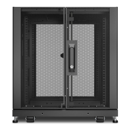 APC APC NetShelter SX, Server Rack Enclosure, 12U, Black, 658H x 600W x 1070D mm - Image 3